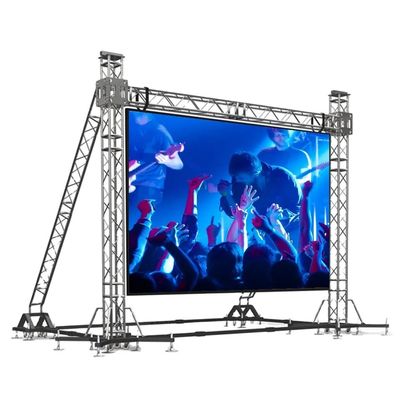 Slim Lightweight Rental Outdoor Led Display 1R1G1B1W SMD1921 Led Screen Em Aluguer