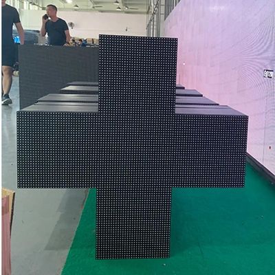 320x160mm IP65 LED Cross Display Screen 3 em 1 pixel com 100000 horas de vida útil