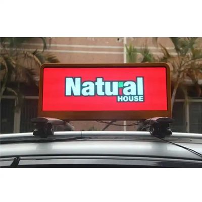 Car Taxi Top Outdoor LED Display Alto brilho com tamanho de tela de 960x320mm