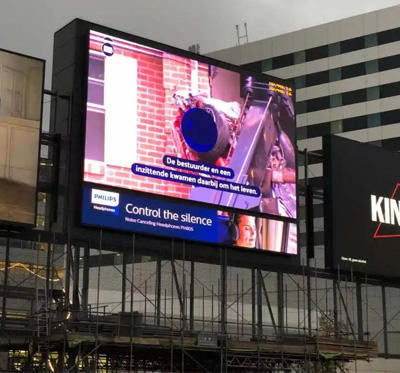 Painéis de ecrã LED de cor total, IP65 Proteção LED Display Board para publicidade