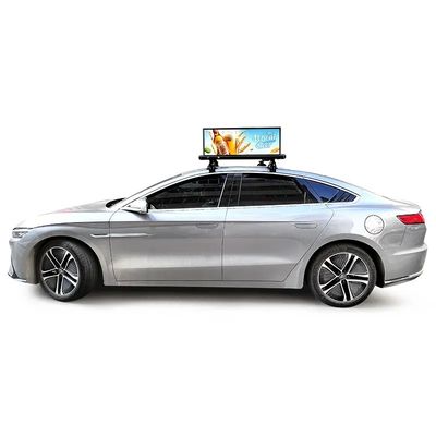 Brilho Painel de publicidade LED externo 3 em 1 Pixel Car Top Display