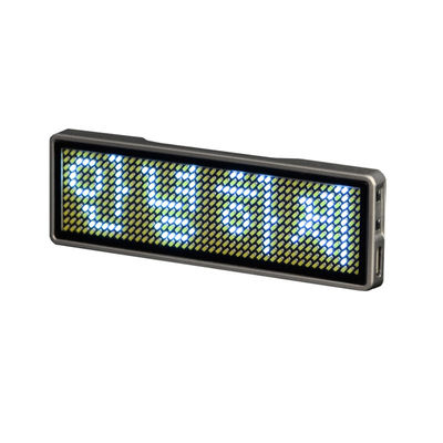 93*30*6mm Creative LED Display Logotipo de nome, Rolamento Wireless Led Plaque de nome