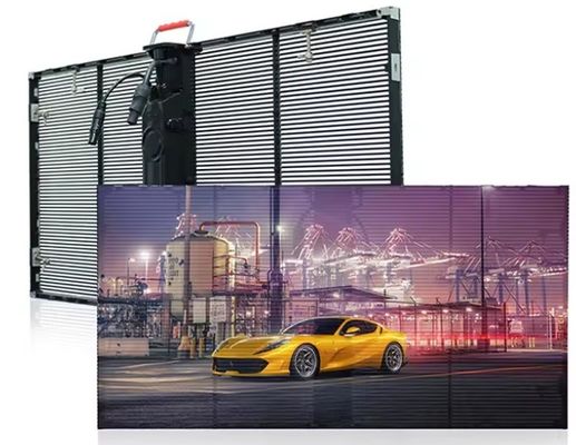 Ecrã LED transparente 4K com baixo consumo de energia