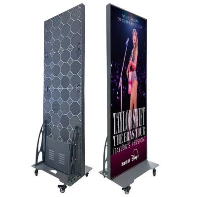 Shopping Mall 640x1920mm P2.5 Poster LED Display Controle sem fio para publicidade