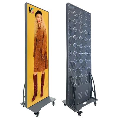 1000cd Ultra Slim Smart LED Poster Display Alta taxa de atualização com armário leve