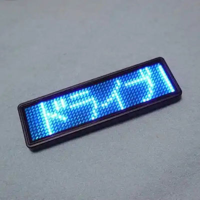 Bluetooth Control LED Name Badge Bateria de lítio de polímero de grau IP31 Ativada